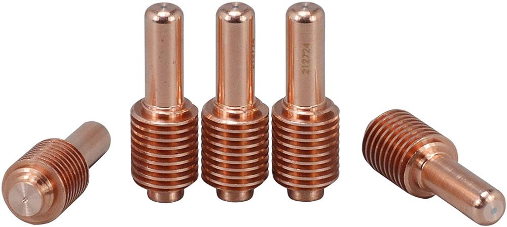 212724 plasma-elektroden geschikt voor miller ice -60t 80t plasmasnijbranders 5pk