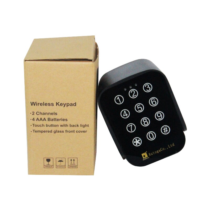 Company home dual-use security waterproof dual-channel access control keyboard wireless keyboard garage door glass door and so o
