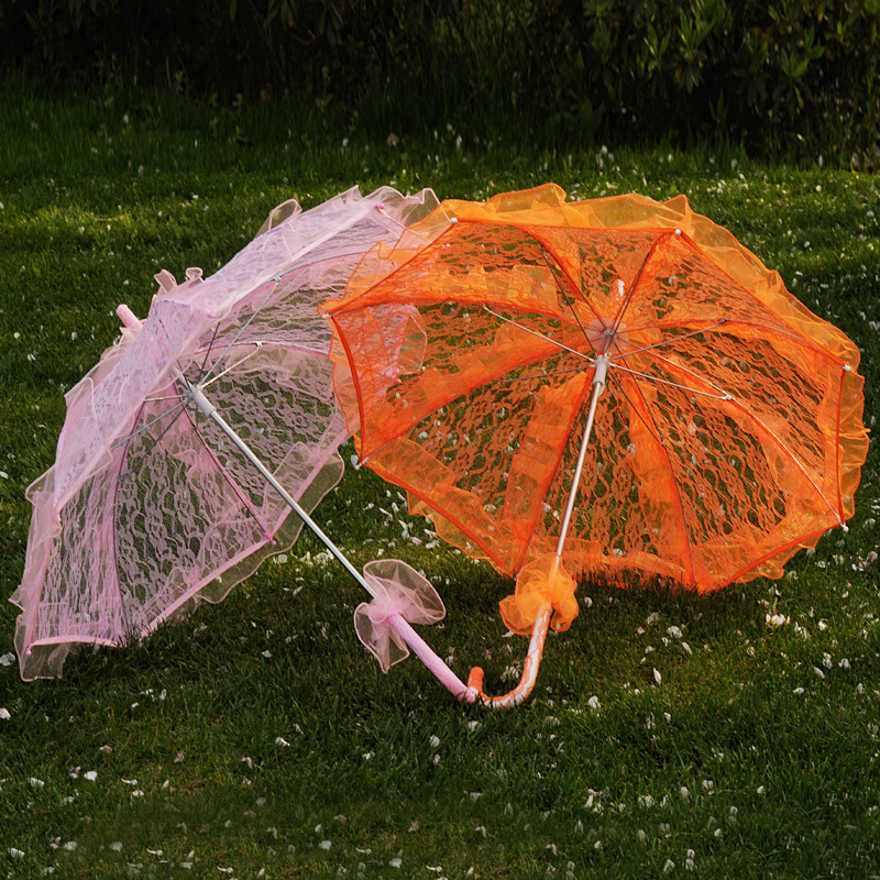 50/60cm Holzgriff Spitze Handwerk Regenschirm Promi schwarz Spitze Regenschirm Sonnenschirm Hochzeit Fotografie Braut Regenschirm Dekor