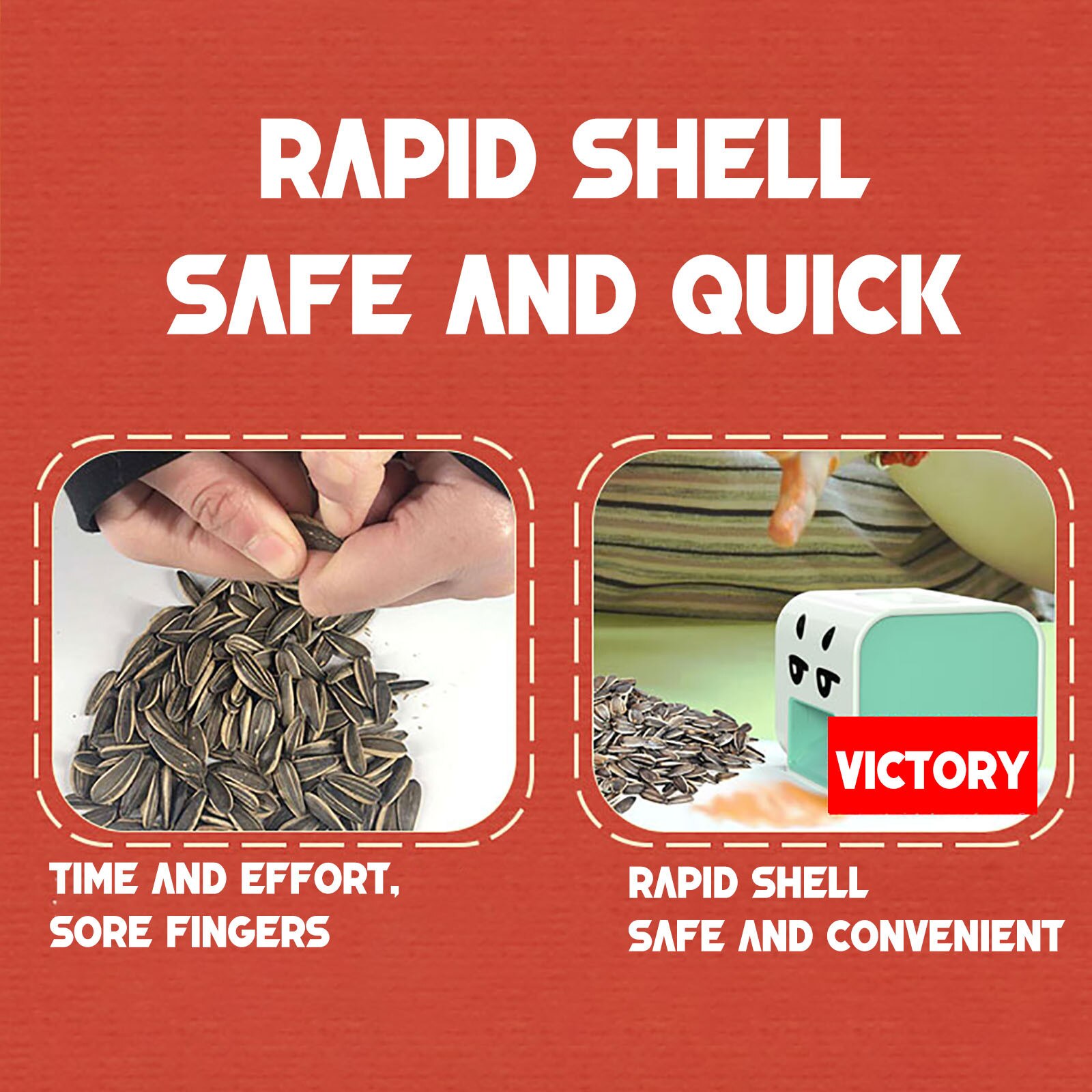 Electric Peeling Melon Seed Machine Automatic Seed Shelling Tool Portable Household Seed Melon Peeler Assist Kitchen Gadgets