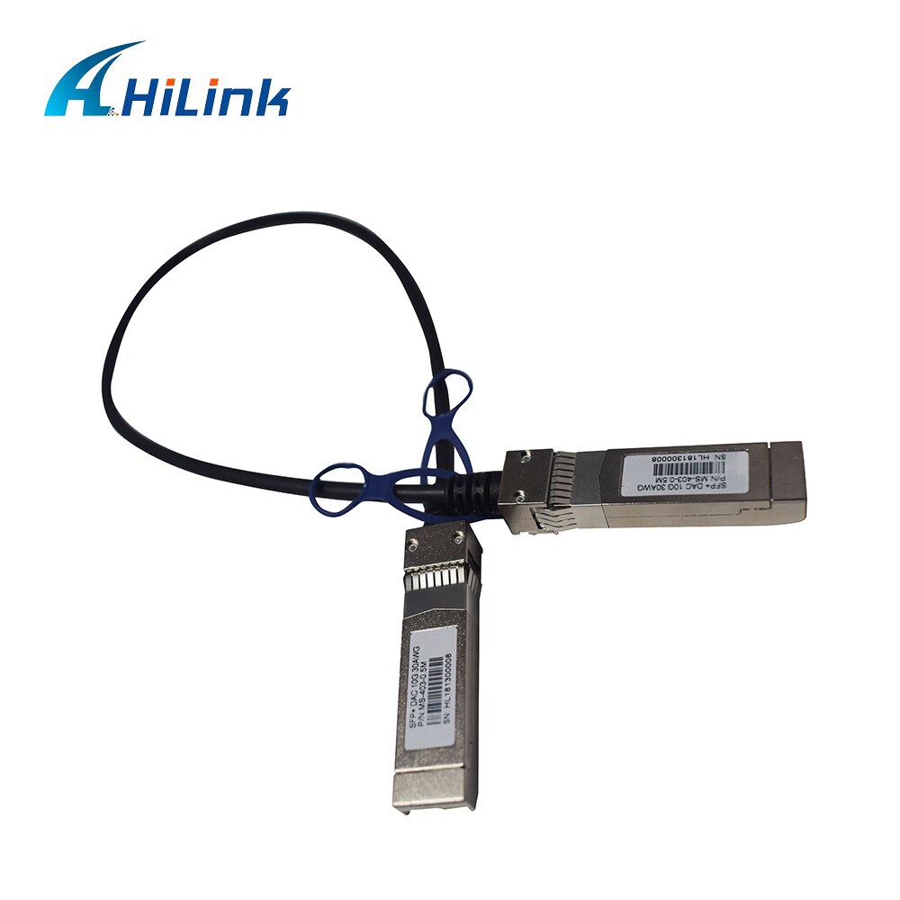 door post! SFP-H10GB-CU50CM 10G Koperen SFP + DAC, 0.5 Meter Passieve 30AWG Twinax Kabel