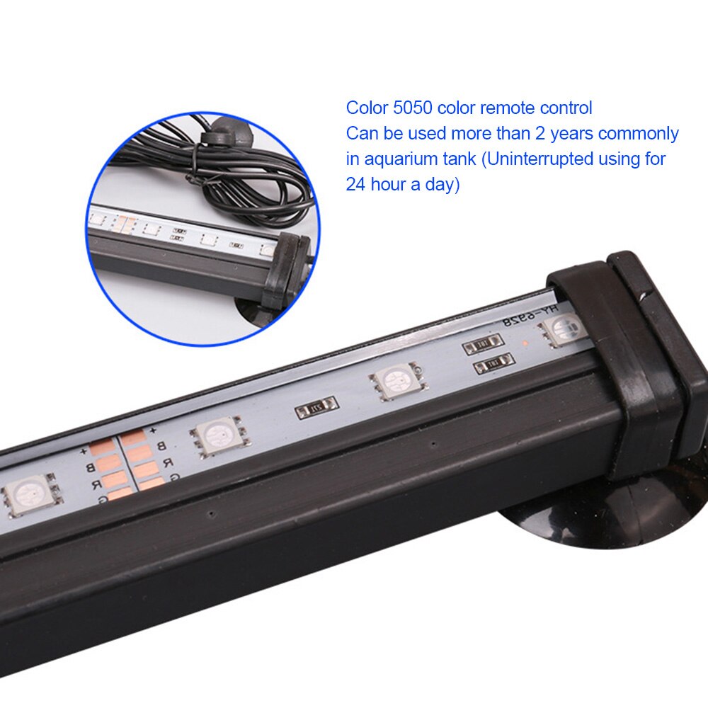 LED Air Bubble Light Aquarium Lamp Underwater Submersible Fish Tank Light Color Changing Making Oxygen Aeration tools