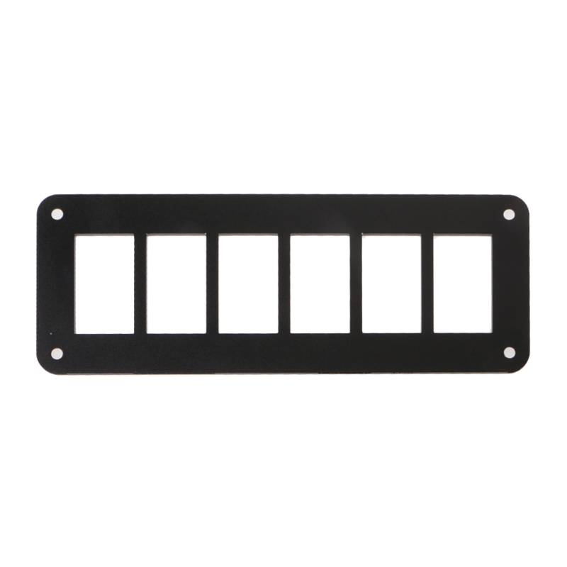 Panel de interruptor basculante de aluminio soporte de carcasa de 2/3/4/6 vías para Auto barco piezas