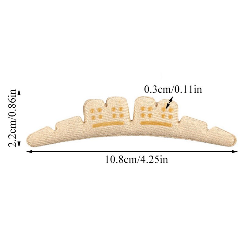 Plantillas adhesivas antideslizantes para sandalias, 2 uds., suaves, elegantes, de pie adhesivo