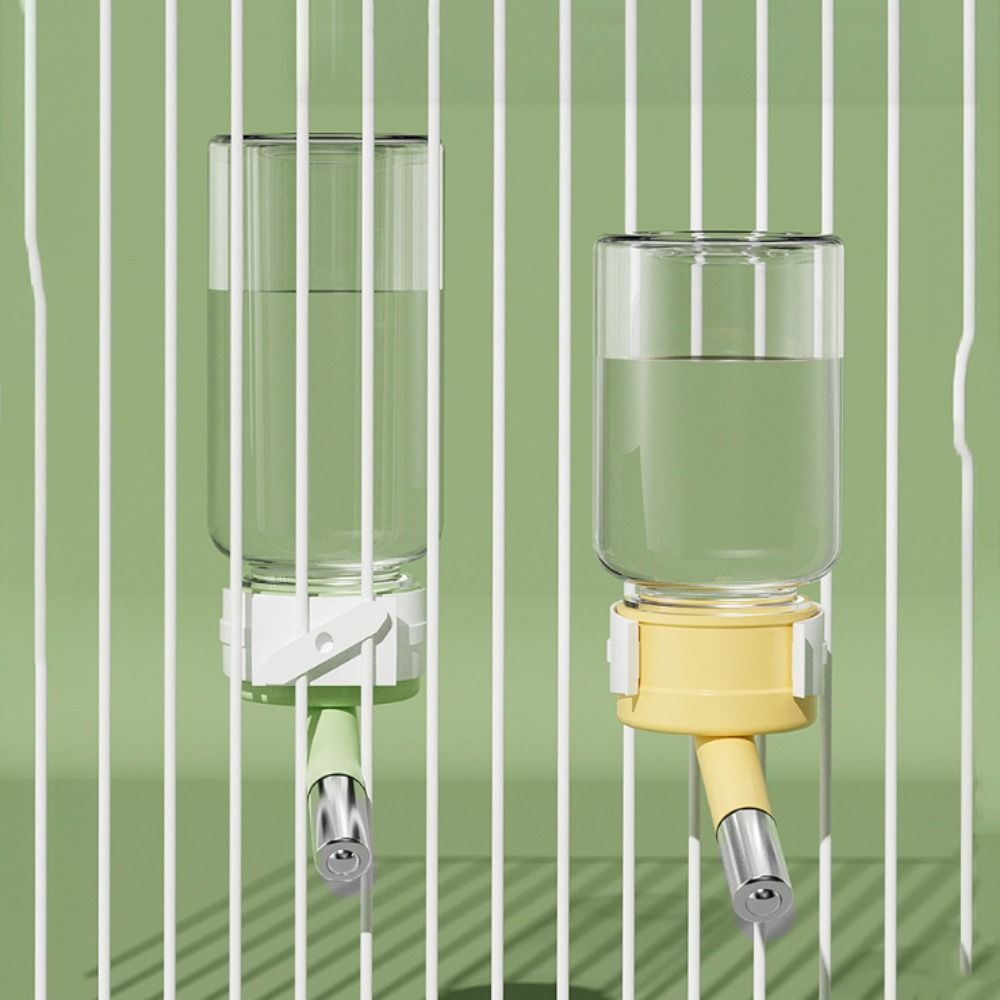 Automatic Hamsters Water Bottle Hanging Water Dispenser Bead Head Watering Bottle Drinking Supply for Small Animals