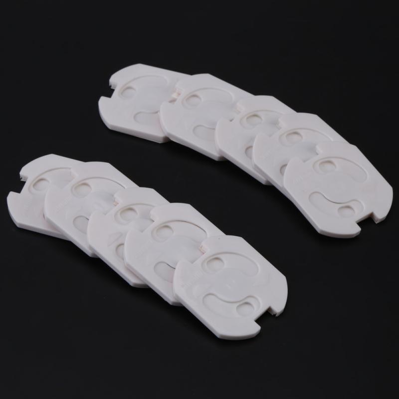 10Pcs Electrical Outlet EU Plug Rotated Socket Shock Protector Rotate Cover Anti Baby Kids Child Safety Guard