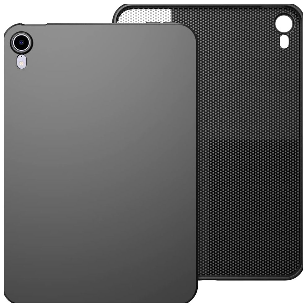 Tablet Case For Apple iPad mini 7 8.3" A2995 A2996 Funda Black Flexible TPU Silicone Shockproof Protective Shell Anti