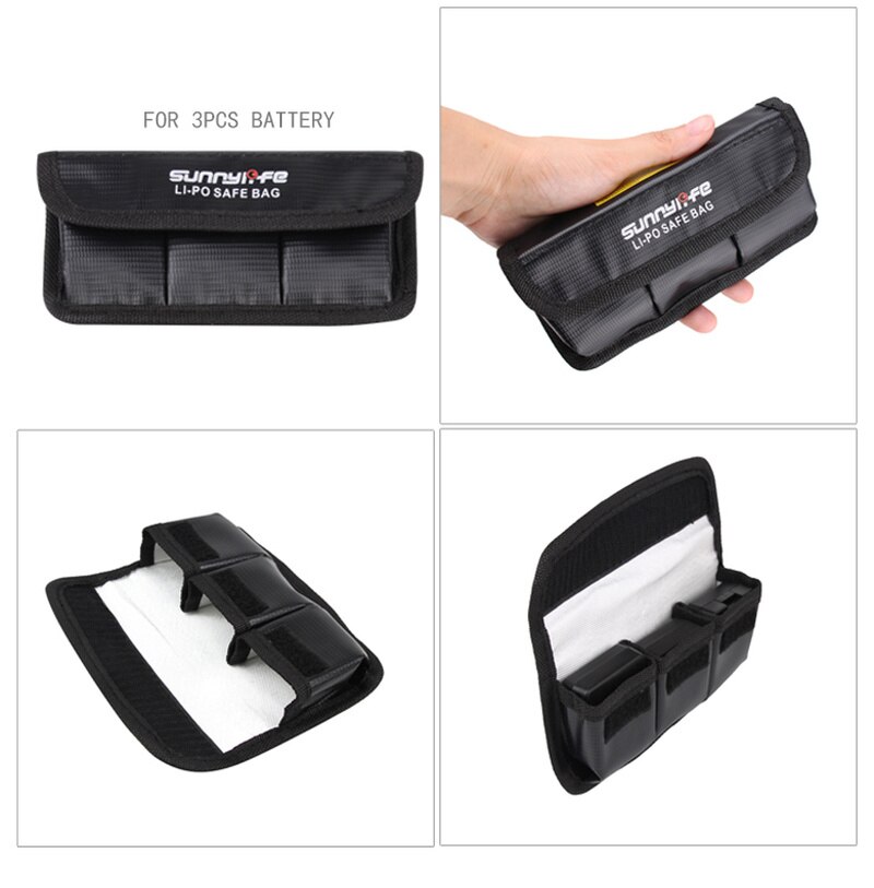 Action Batterij Tas Lipo Batterij Explosieveilige Beschermhoes Batterij Aparte Opbergdoos Voor Dji Osmo Actie Camera