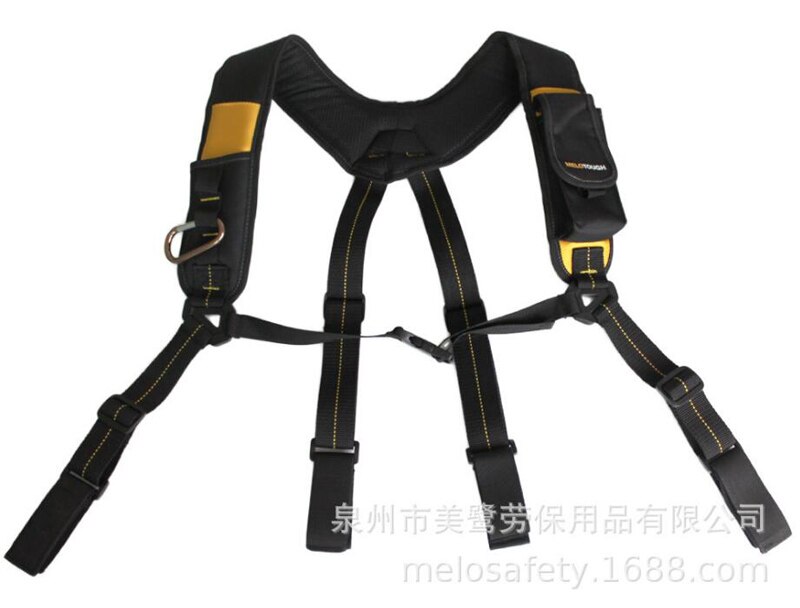 Heavy Duty Braces Suspender Tooling Straps With Phone Pocket Tirantes Tool Belt Suspenders Mens Work Braces Men Accessories
