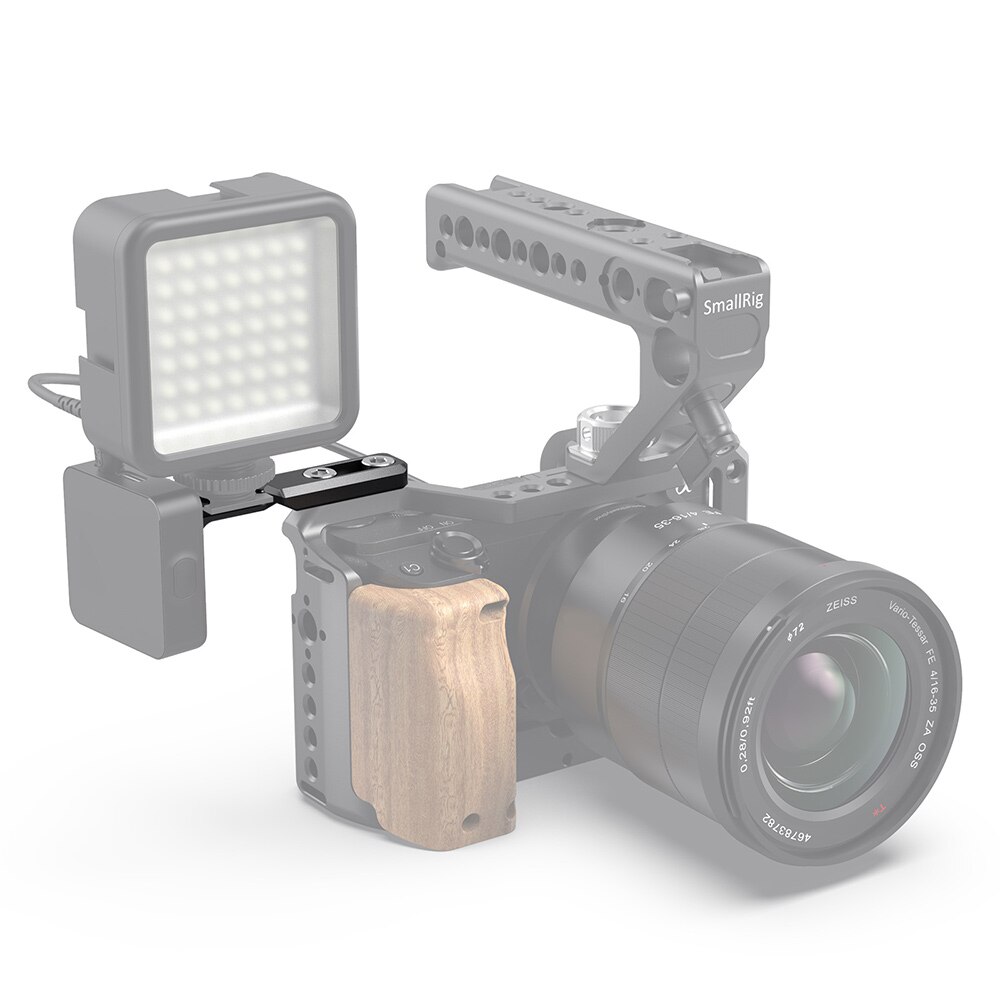 SmallRig DSLR Camera Rig Cold Shoe Mount Dual Cold Shoe Extension Vlogging Rig for Microphone Falsh Light ,Receiver DIY Opti2881