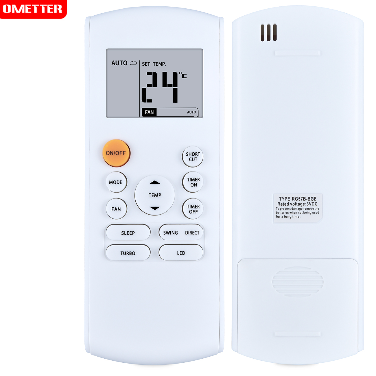 Control remoto para aire acondicionado Midea RG57B/BGEF RG57A2 RG57A7 RG57A4 RG57A6 RG57B1: Beige