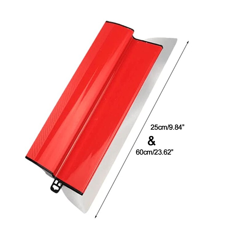 25/60cm Trockenbau abschöpfen Klinge Edelstahl Abschäumer Kitt Messer Glättung Malerei Verputzen Bau Werkzeug