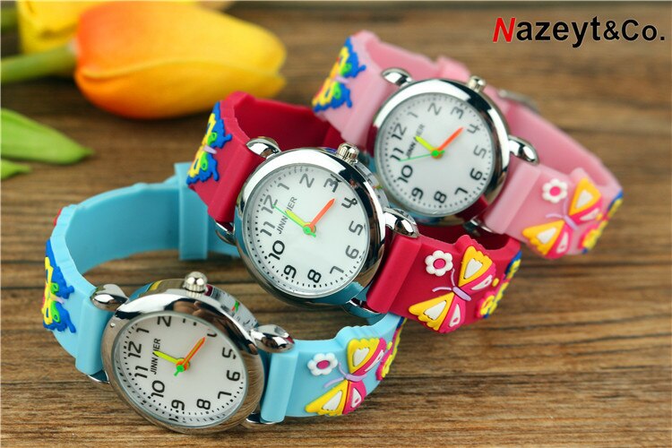 kids horloge kinderen 3D eenvoudig siliconen band sport horloge jongens en meisjes horloge