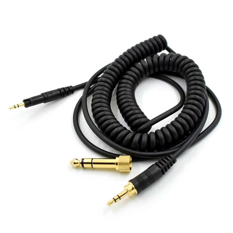 Replacement Audio Cable for Audio-Technica ATH M50X M40X Headphones Black 23 AugT2: Default Title
