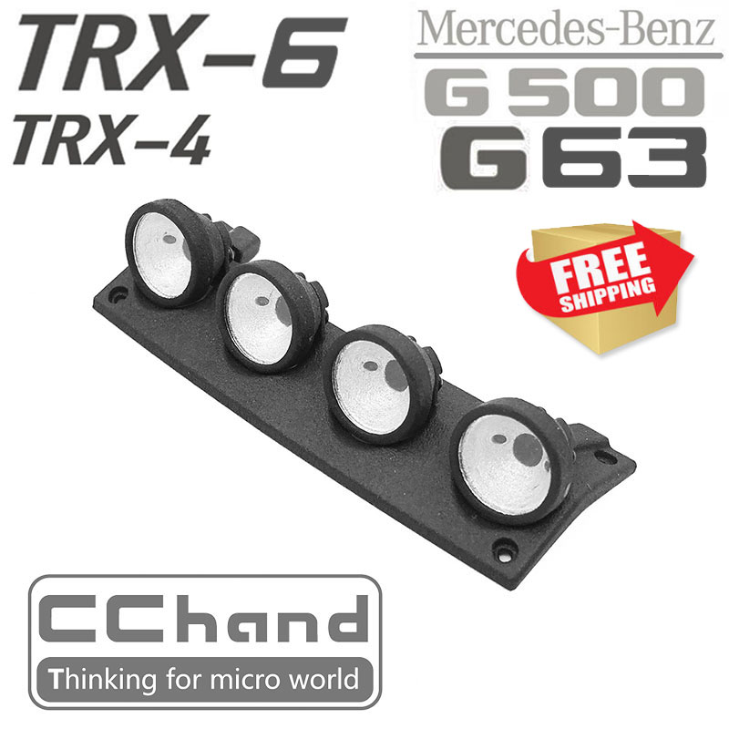 RC Crawler parts for TRX-4 TRX-6 traxxas Mercedes-Benz G63 G500 Roof Spotlight upgrade option