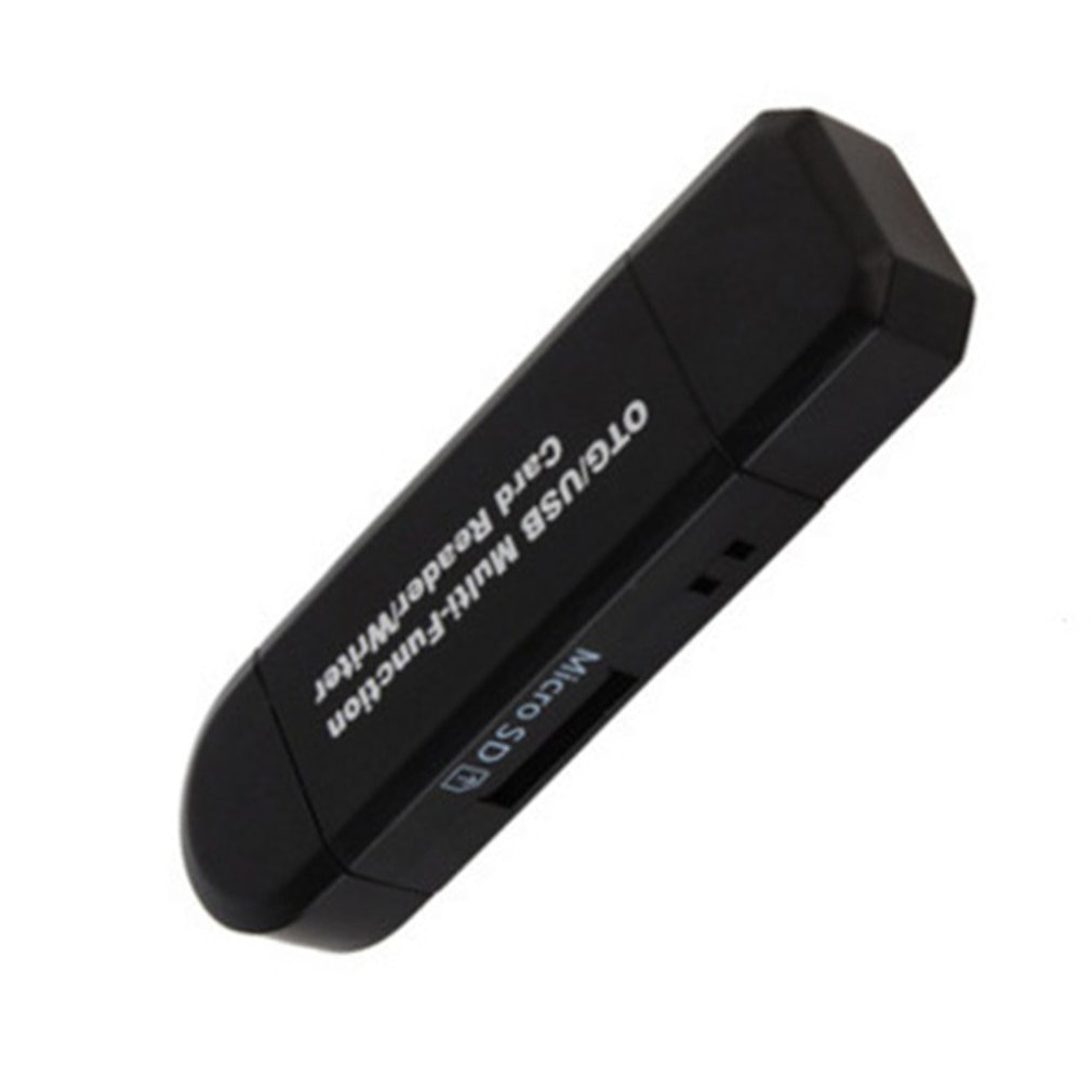 3 in -in-1 usb 2.0- kaartlezer voor computers, multi-desk kaartlezer, multifunctionele otg-kaartlezer met hoge snelheid, tf/beveiliging, digitaal voor android-computers