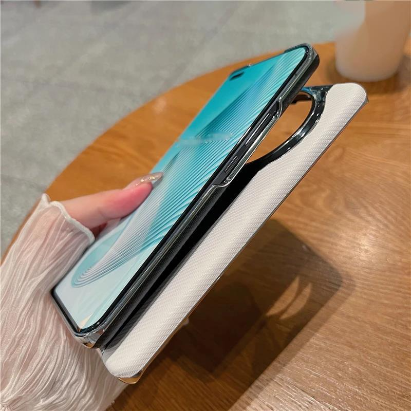 Para Funda Huawei Honor Magic 6 Pro Magic 6 5 3 4 7 pro Funda de teléfono Funda de cuero con textura de fibra de lujo a prueba de golpes