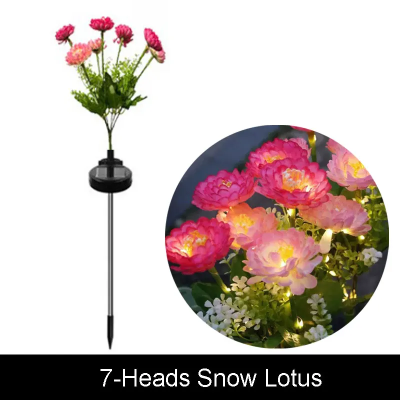 Lámpara LED Solar para césped para exteriores, luces artificiales de mariposa y girasol para jardín, decoración de ambiente para de boda y acampada: changeable