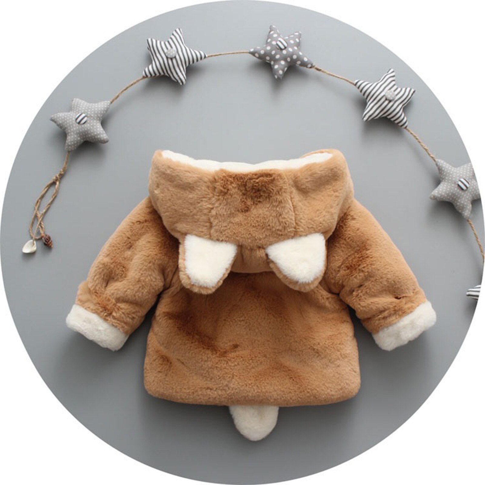 Kinderen Winter Fleece Outdoor Jassen Parka Peuter Baby Jongens Meisjes Fleece Winddicht Winterjas Bind Capuchon Uitloper