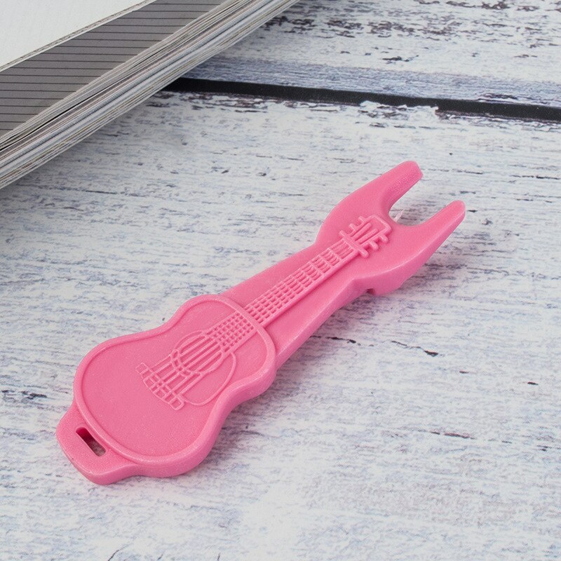 Guitar Pin Puller String Peg Pulling Puller Bridge Pin Remover Tools for Ukulele Electric Acoustic Guitar Guitar Accessories: Plastic - PINK