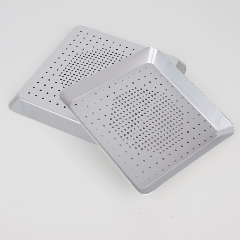 Stainless Steel Bakeware Pan Grill Baking Tray Pie Pizza Cake Baking Tray Cooking Rack Grill Baking Pan Kitchen Tool BBQ Tray