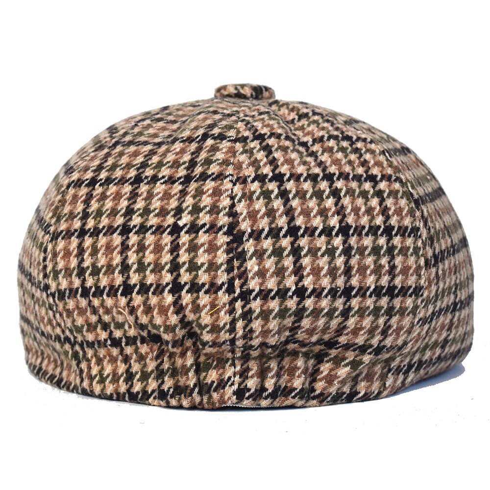Herfst Winter Plaid Krantenverkoper Ivy Caps Casual Baret Hoeden Engeland Gatsby Retro Hoed Driver Platte Pet
