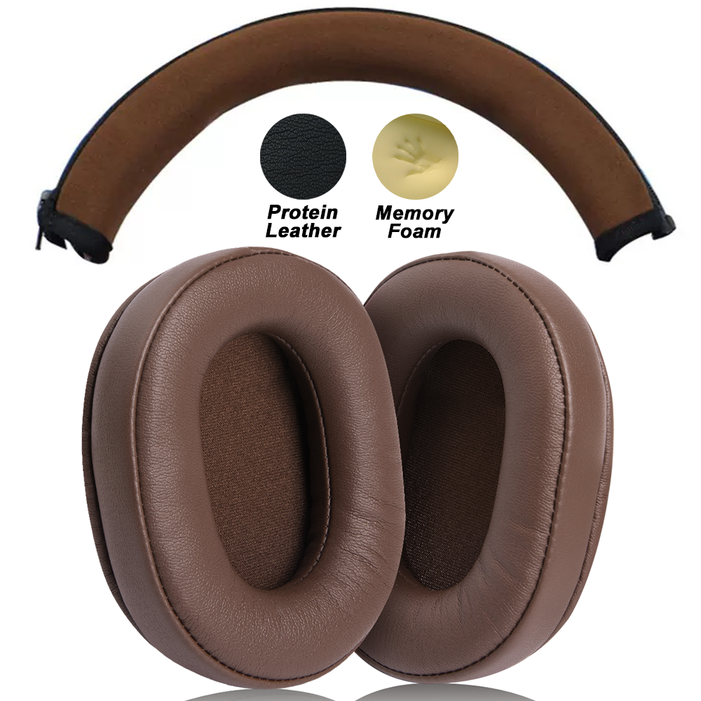Ersatz für Audio--Technica ATH-MSR7b M10X/M20X/M30X/M40X/M50X/Profi5v/SX1a/10X8cm 100X80mm Ohrpolster Kopfhörerkissen: Orange verrotten