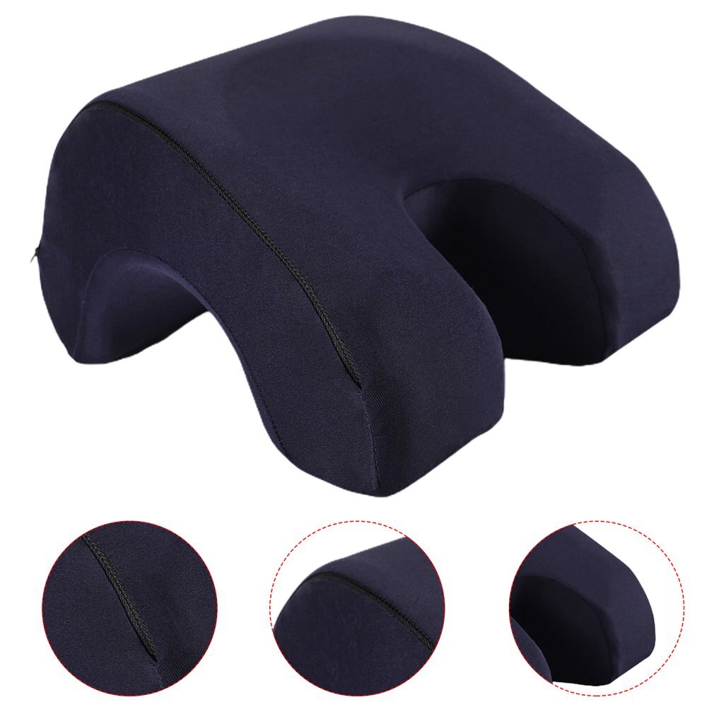 Memory Foam Lying Down Pillow Lunch Break Pillow Office Leisure Nap Pillow Portable Lying Down Pillow