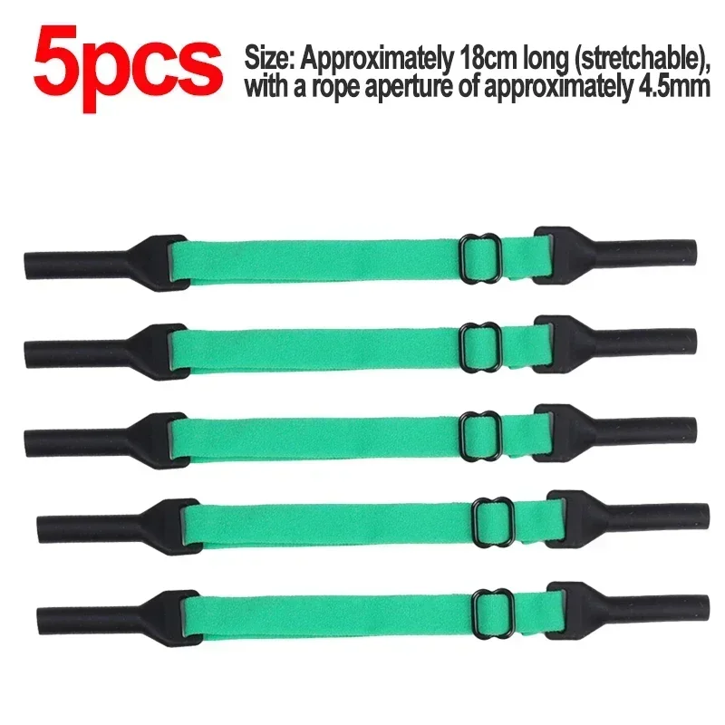 Colors Elastic Glasses Rope for Kid Adults Glasses Strap Change Size Sport Eyewear Strap Non Slip Anti Fixer Glasses Cord: Blue