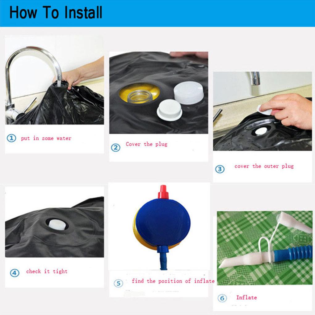 160cm/150cm Boxing Punching Bag Inflatable Free-Stand Boxing Standing Water Base Training Pressure Relief Bounce Back Sandbag