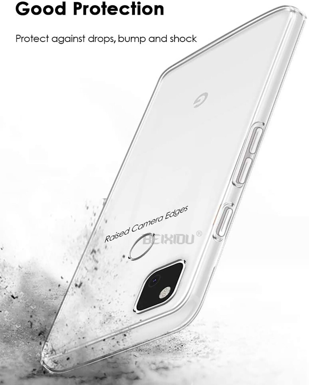 Case Voor Google Pixel 4a Tpu Silicon Duurzaam Clear Transparant Soft Case Voor Google Pixel 4a Telefoon Beschermende Back Cover