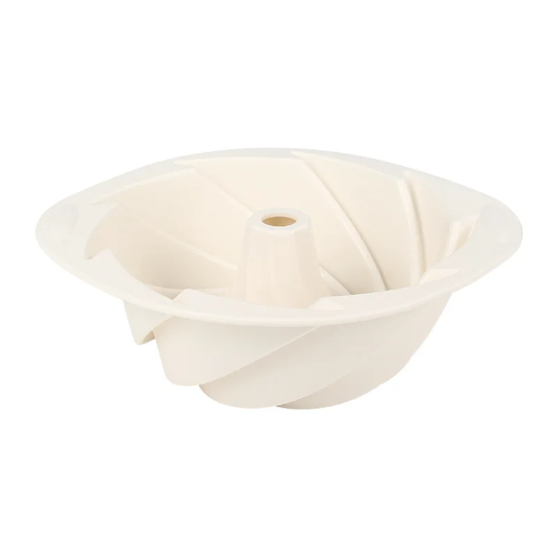 Large Spiral Silicone Cake Mold Flower Shaped Mold Cake Mold Easy Demolding Baking Cake Mold Kitchen Baking Utensils: Clear