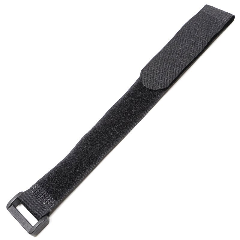 Cinta adhesiva de encuadernación, 5 uds., 2x18cm, Velcro, hebilla inversa, cinta de Velcro con hebilla: black 5pcs