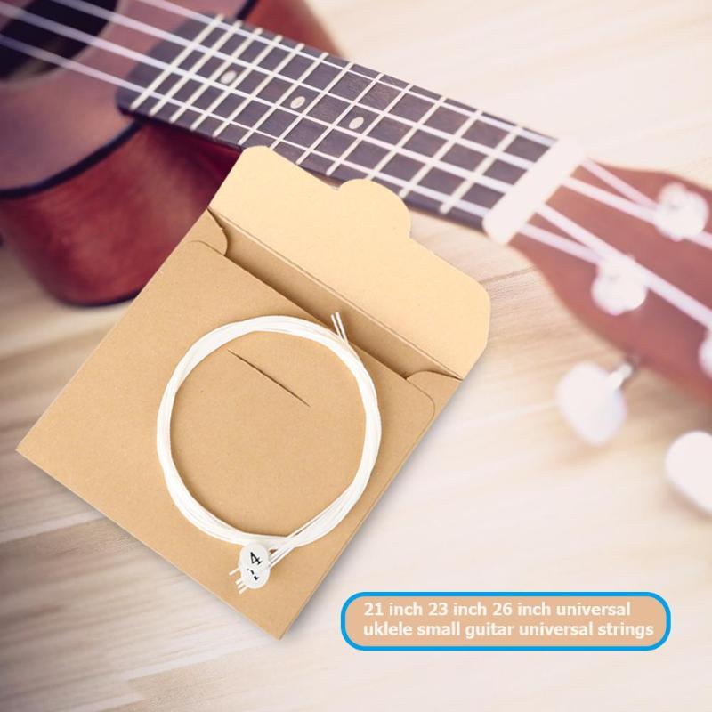 Duurzaam Snaren Klassieke Delicate Textuur 4 stuks Nylon Ukulele String Vervanging Deel voor 21 23 26 inch Snaarinstrument