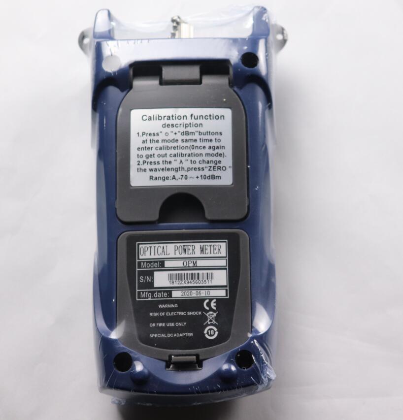 FC/SC Connector Fiber OPM Optical Power Meter -70~+10dBm Optical Tester Optical Attenuation