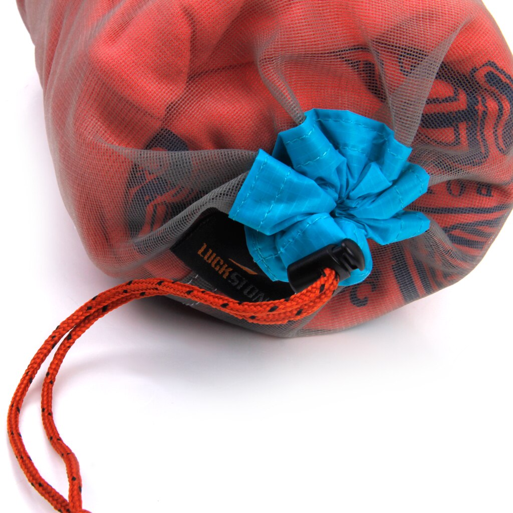 Ultra Stuff Sacks Nylon Mesh Drawstring Storage Bag for Travelling Hiking Set of 3size bag for Climbing Hiking Rope Storage