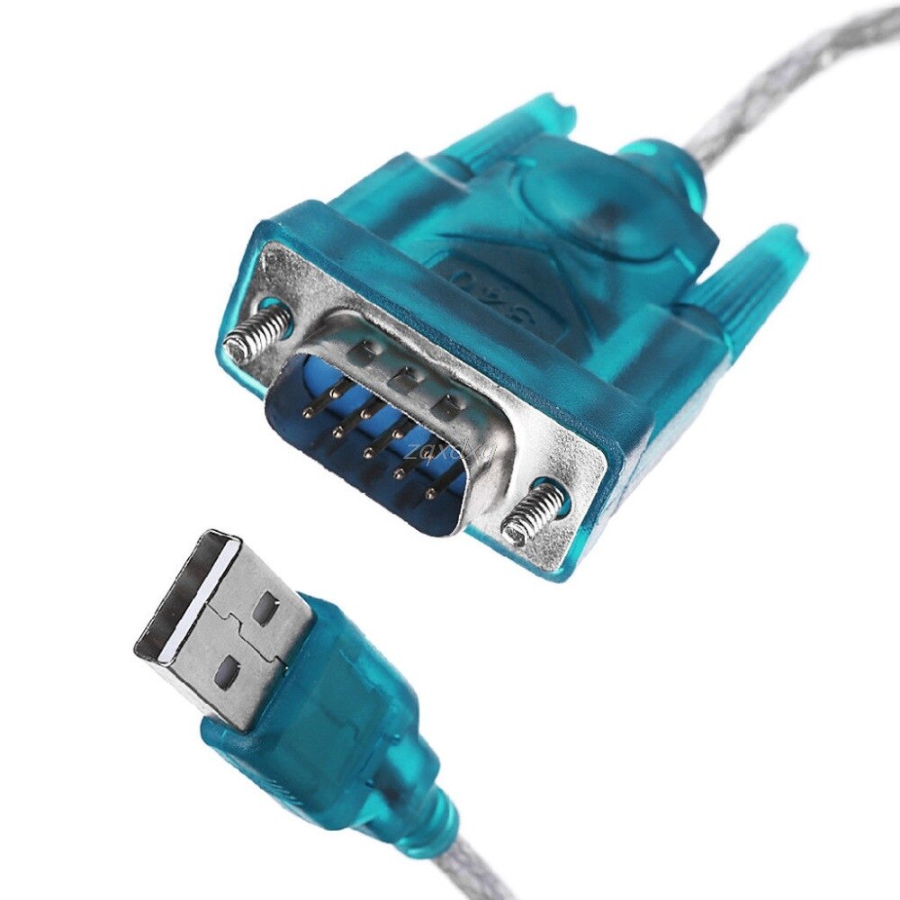 Conversor e adaptador de porta serial usb para rs232, 9 pinos, db9, cabo com porta serial, conversor, whosale, envio direto