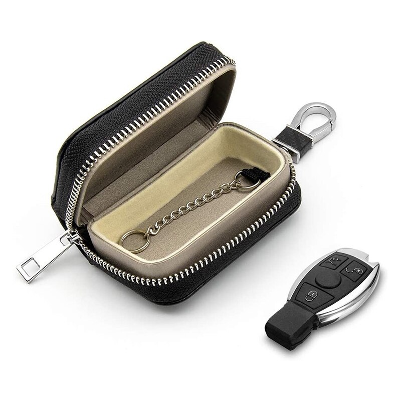 Faraday Bag for Car Key Fob Signal Blocking Pouch Signal Blocker Key Protector Shielding Bag RFID Key Bag Anti-Theft Case Pouch