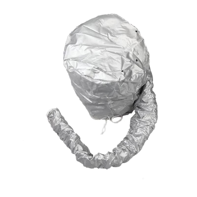 Secador de pelo para peluquería, gorro de enfermería para barbería, gorro de vapor para secado permanente, herramienta de peluquería, calefacción, aire: Silver