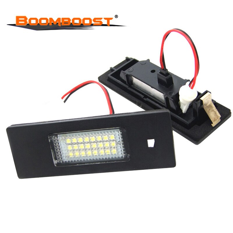 1 einstellen/2 stücke 3528 SMD 24 Leds Stamm Lampe DC12V Für BMW E81 E87 E63 E64 E89 Z4 f20 F21 DXY88 Auto FÜHRTE Lizenz Nummer Platte Licht