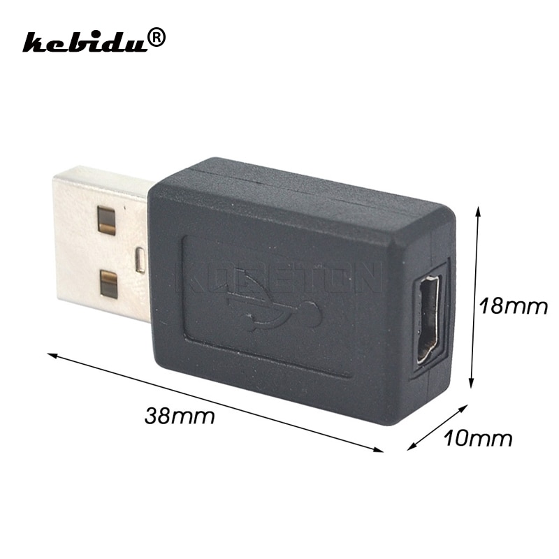 Kebidu Usb 2 0 A Male Naar Mini Usb B Type Vrouwelijke B M/F Adapter Connector Converter