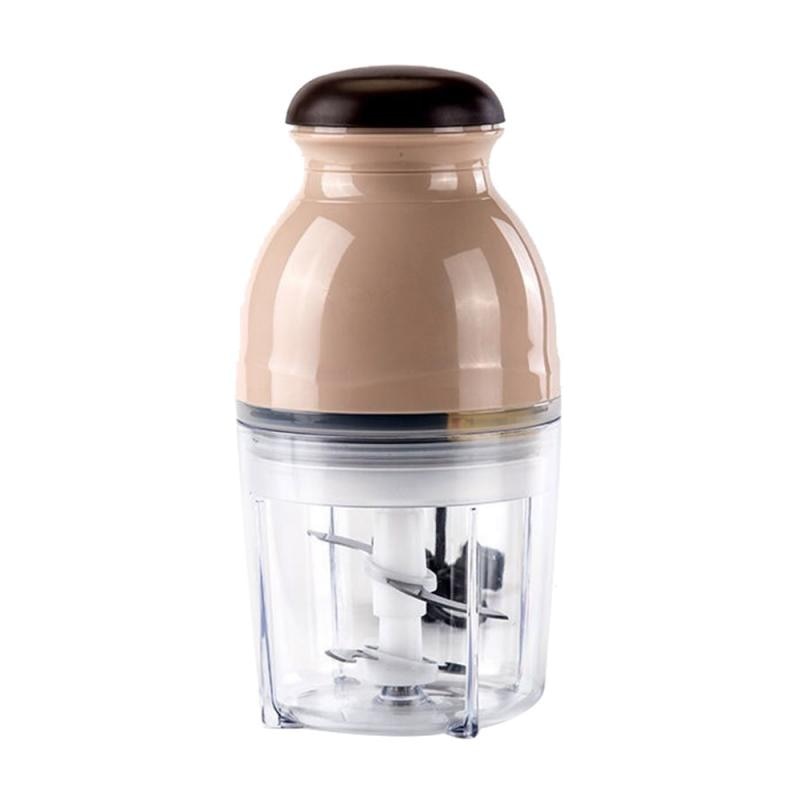 Mini Electric Meat Grinder Food Processor Vegetable Fruit Chopper 600ml Personal Mixer Food Processor Chopper: 3