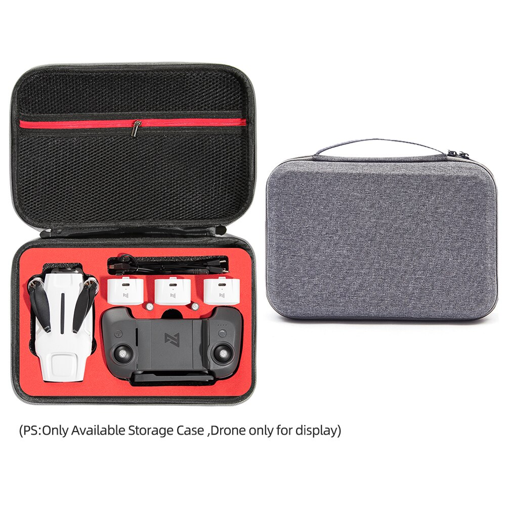 For Fimi X8 Mini Drone Shoulder Bag Portable Storage Bag Handbag Waterproof Carrying Case Box Hard Cover Accessories: Style 3 Red