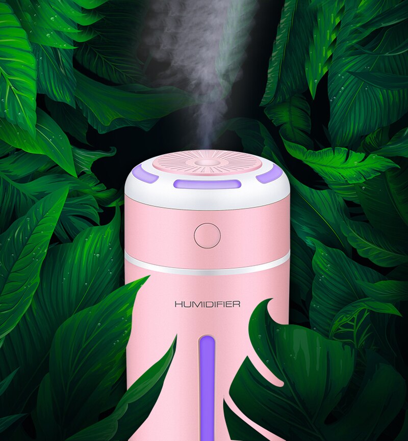 Auto etherische olie diffuser mini ultrasoon qiao le kleurrijke lichten luchtbevochtiger led-licht usb aromatherapie vernevelaar auto lucht