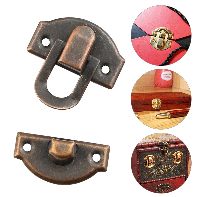 Ijzer Houten Doos Hasp Klink Haak Sieraden Doos Ha... – Grandado