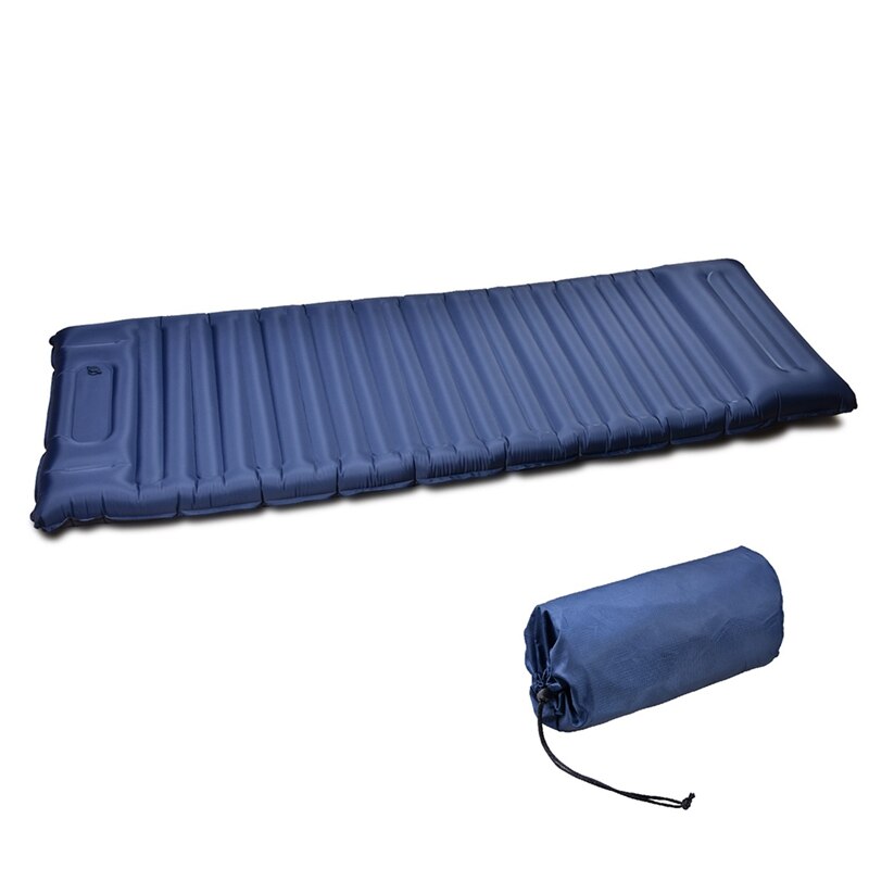 Elos-selbstaufblasende camping-isomatte mit kissen, luftmatratze mit integrierter pumpe, leichte isomatte zum wandern: Default Title
