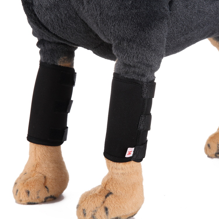 2 Stck Haustier Ellenbogen Schutz Hund der Erholen Hinterbeine Unterstützung befestigen Knie Pads Hund Schutz Chirurgie Wunde wickeln Schützt