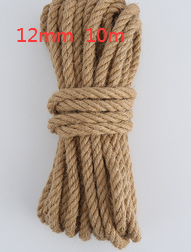 1 rollo de cuerda de cáñamo yute Natural de 25/50/100/200m, decoración del hogar, estilo Retro, cuerda decorativa para manualidades DIY, cuerda decorativa de 1-14mm de diámetro hecha a mano: Colorful