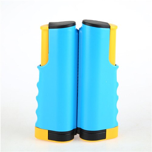 Antideslizante malla Net para tenis de mesa de reemplazo con firme para una pieza retráctil deporte suministros red gimnasio portátil Universal: Blue Yellow