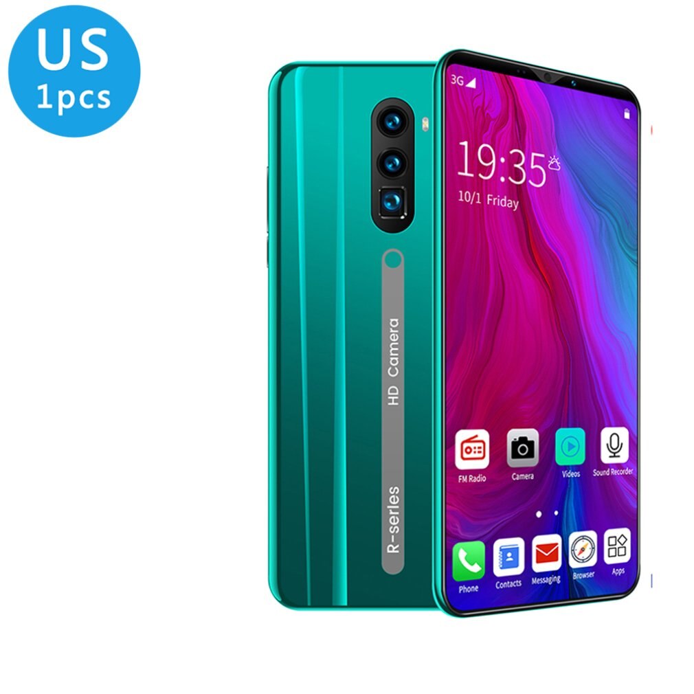 5.8 inch high-definition scherm , groene intelligente mobiele telefoon, 2 512mb+4g , 2000 mah vingerafdrukherkenning: Ons